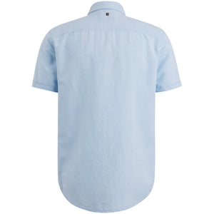 Short Sleeve Shirt Ctn Linen 2tone Owen