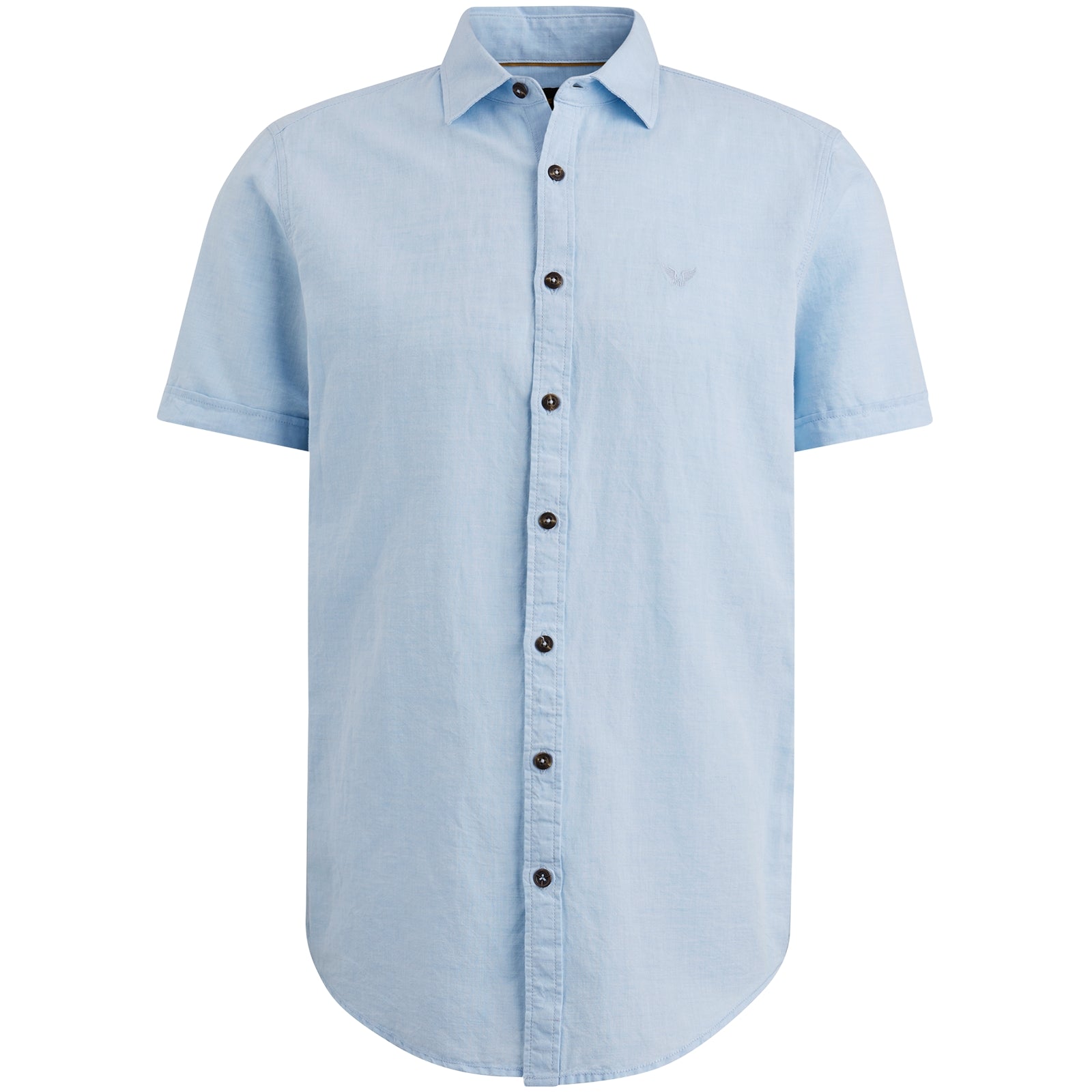 Short Sleeve Shirt Ctn Linen 2tone Owen