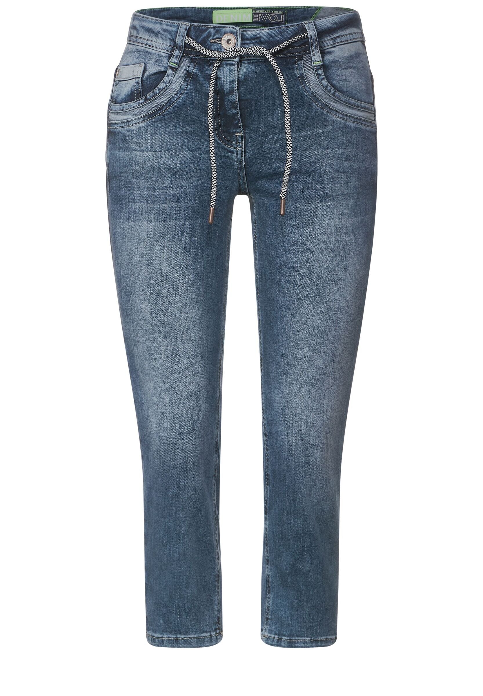 Loose Fit Jeans in 3/4-Länge