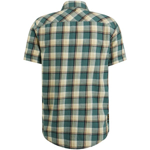 Short Sleeve Shirt Ctn Slub Weave Yarn dyed Check