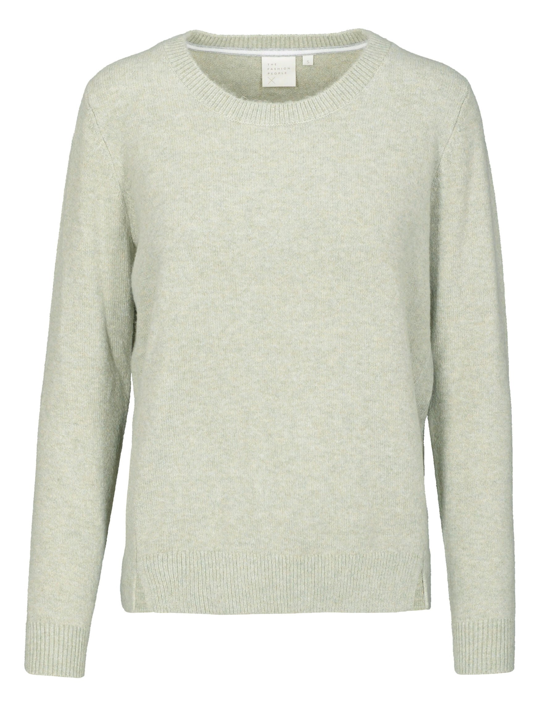 Roundneck sweater knitted